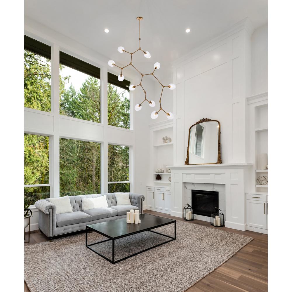 Cavoli 11 lights brass chandelier. Picture 8