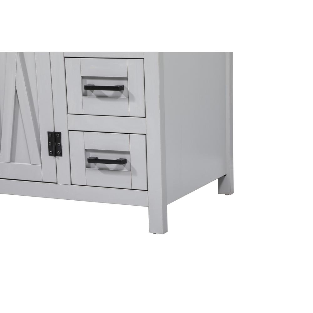 32 inch Single bathroom vanity in grey with backsplash. Picture 13