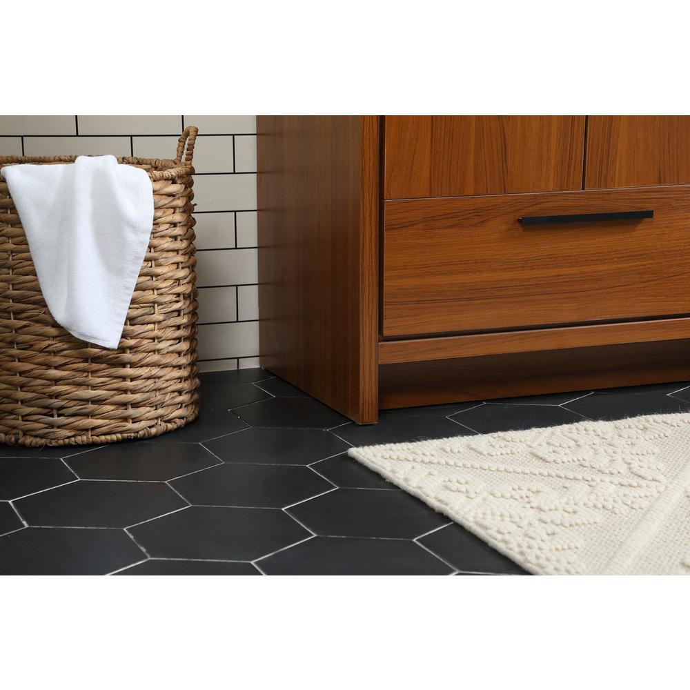 30 inch Single bathroom vanity in Teak. Picture 6