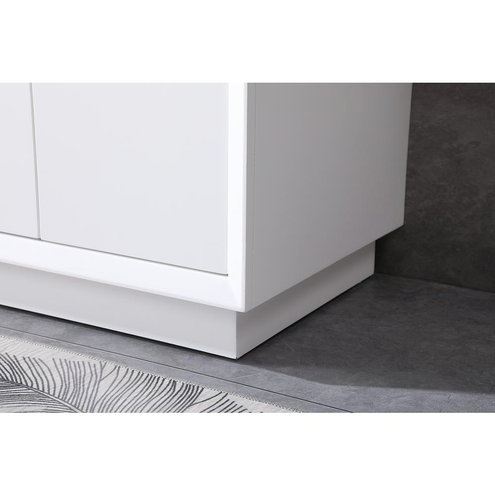 30 Inch SIngle Bathroom Vanity In White. Picture 6
