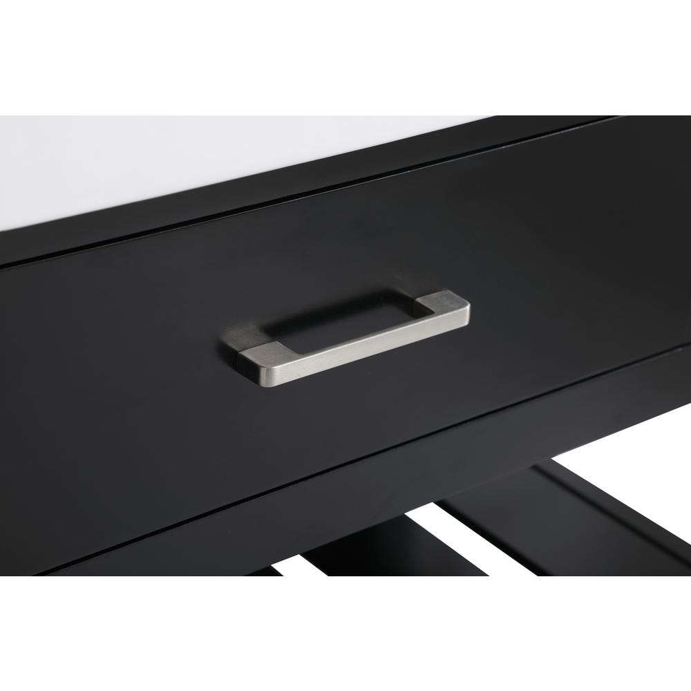 42 inch Single bathroom vanity in black. Picture 12