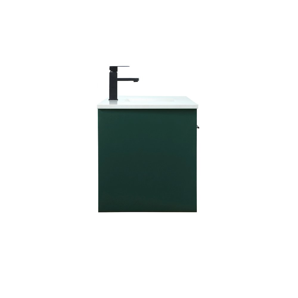 48 Inch Single Bathroom Vanity In Green. Picture 15