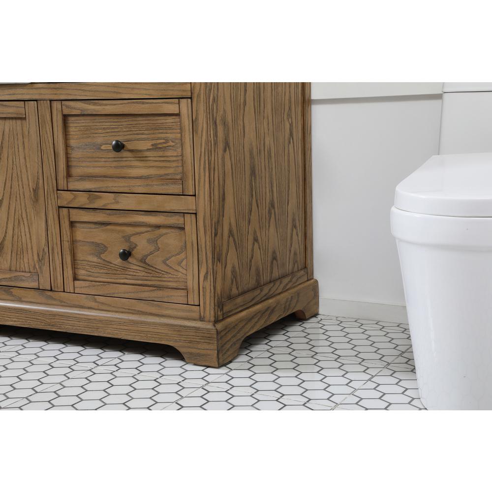 60 inch Single bathroom vanity in driftwood. Picture 6