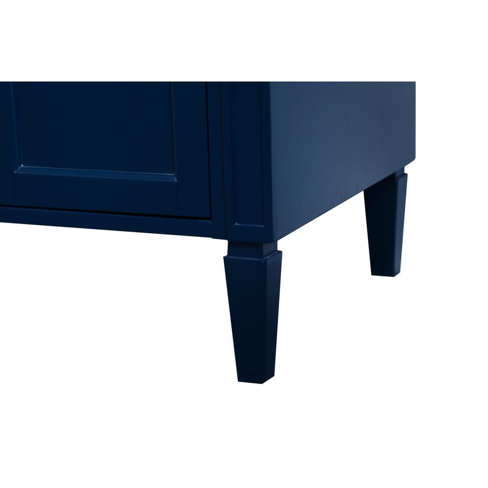 40 inch Single bathroom vanity in blue. Picture 12