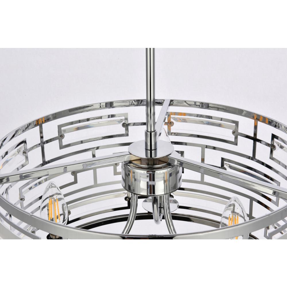 Kennedy 16.5 inch pendant in chrome. Picture 5