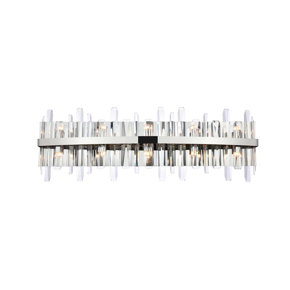 Serena 36 inch crystal bath sconce in chrome. Picture 1