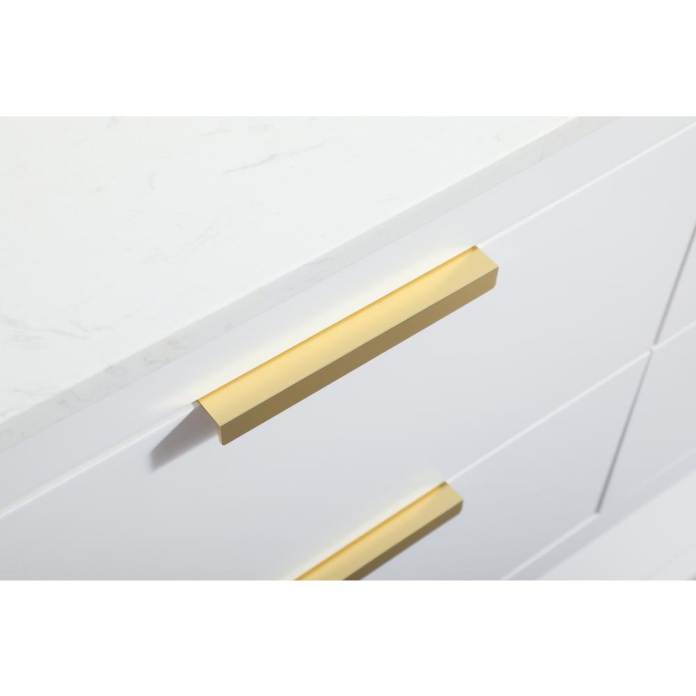 42 inch Single bathroom vanity in white. Picture 12