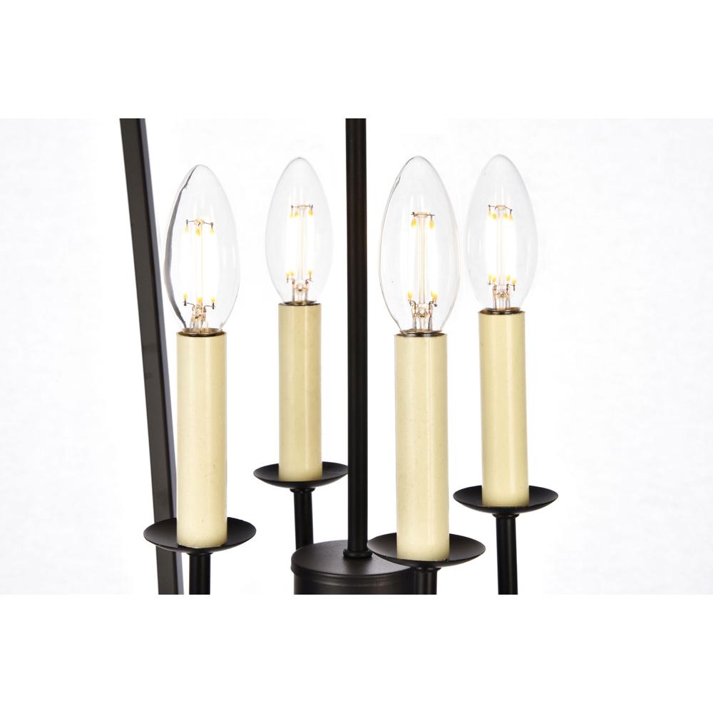 Maddox Collection Pendant D17 H24.25 Lt:4 Black Finish. Picture 6