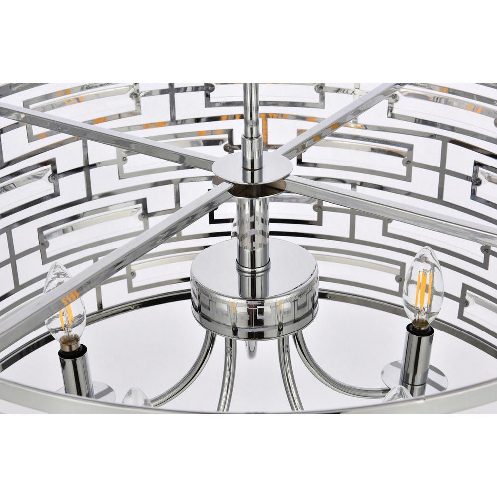 Kennedy 24 inch pendant in chrome. Picture 5