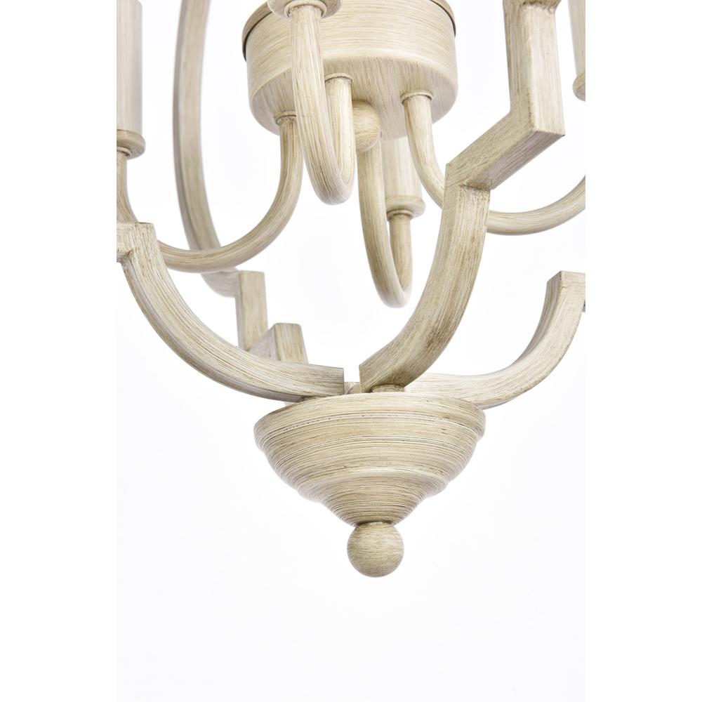Sandara 4 lights pendant in weathered dove. Picture 3