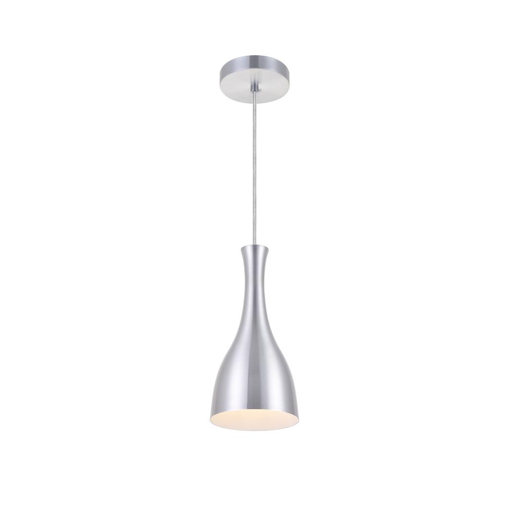 Aiken 1 Light Burnished Nickel Pendant. Picture 6