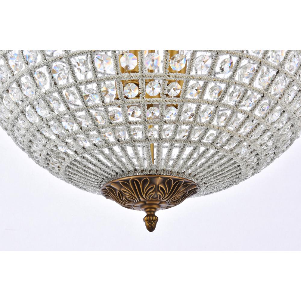 Olivia 5 light French Gold Chandelier Clear Royal Cut Crystal. Picture 3