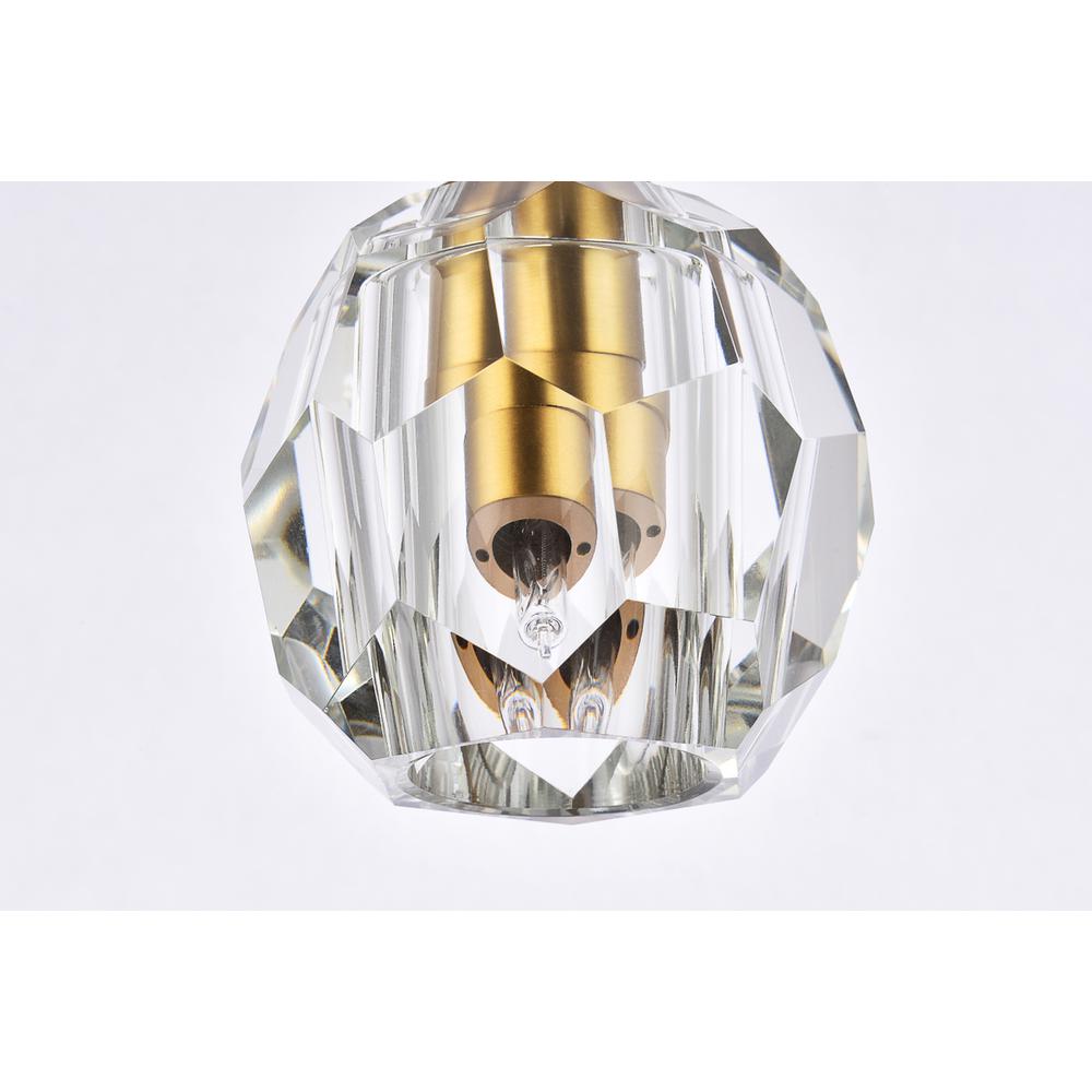 Eren 1 light Gold pendant. Picture 5