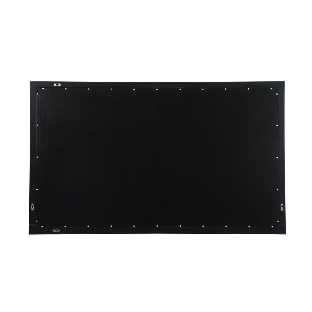 Aqua vanity mirror 60x36 inch in black. Picture 8