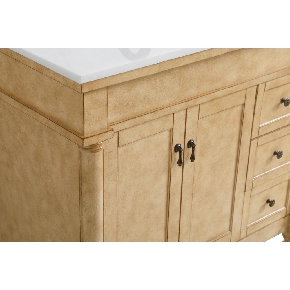 36 inch Single Bathroom vanity in Antique Beige. Picture 12