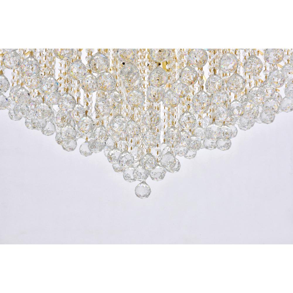 Toureg 20 light Gold Chandelier Clear Royal Cut Crystal. Picture 3