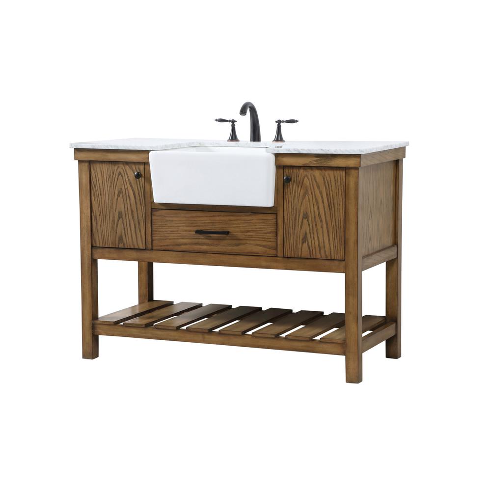 48 inch Single bathroom vanity in driftwood. Picture 7