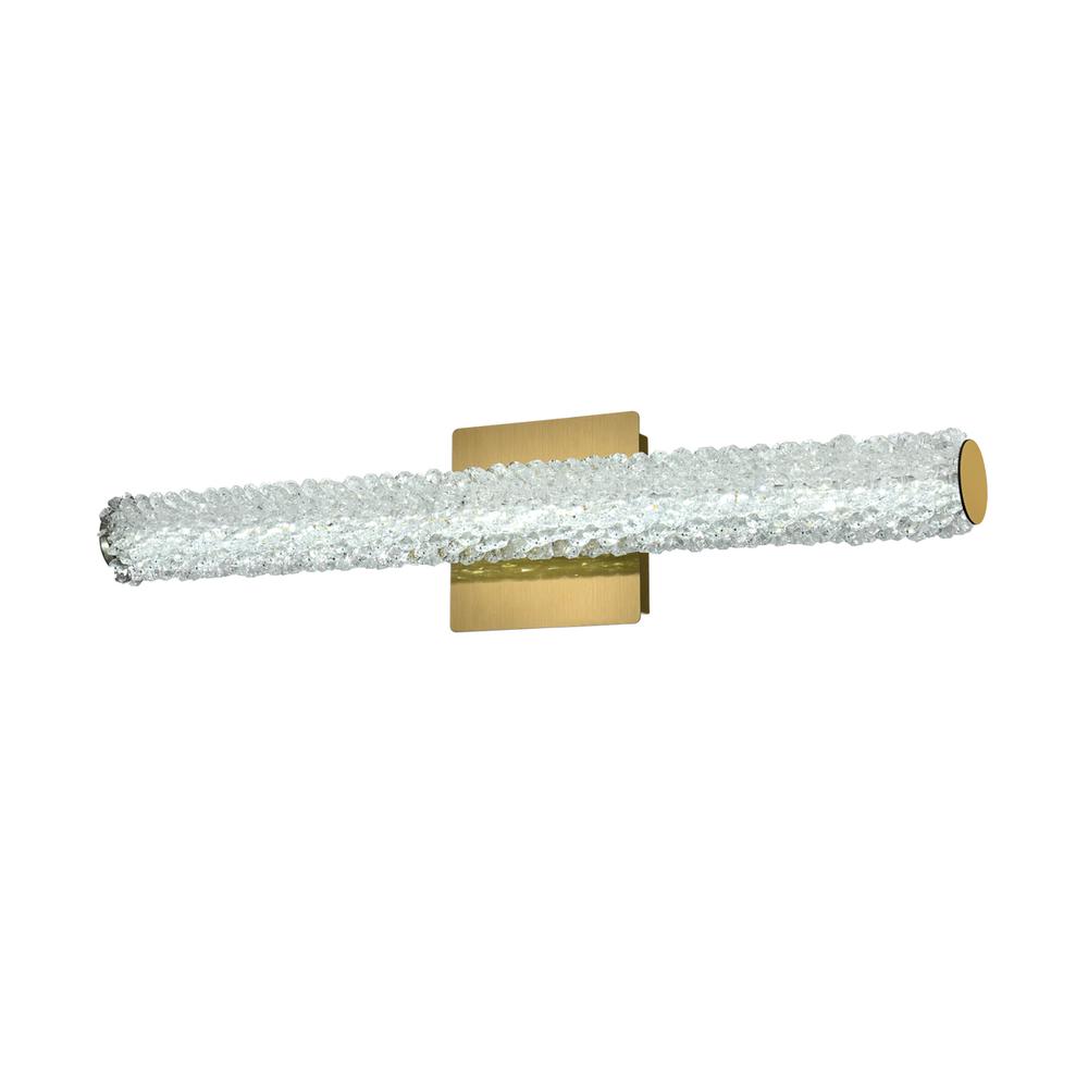 Bowen 24 inch Adjustable LED Wall Sconce in Satin Gold. Picture 4