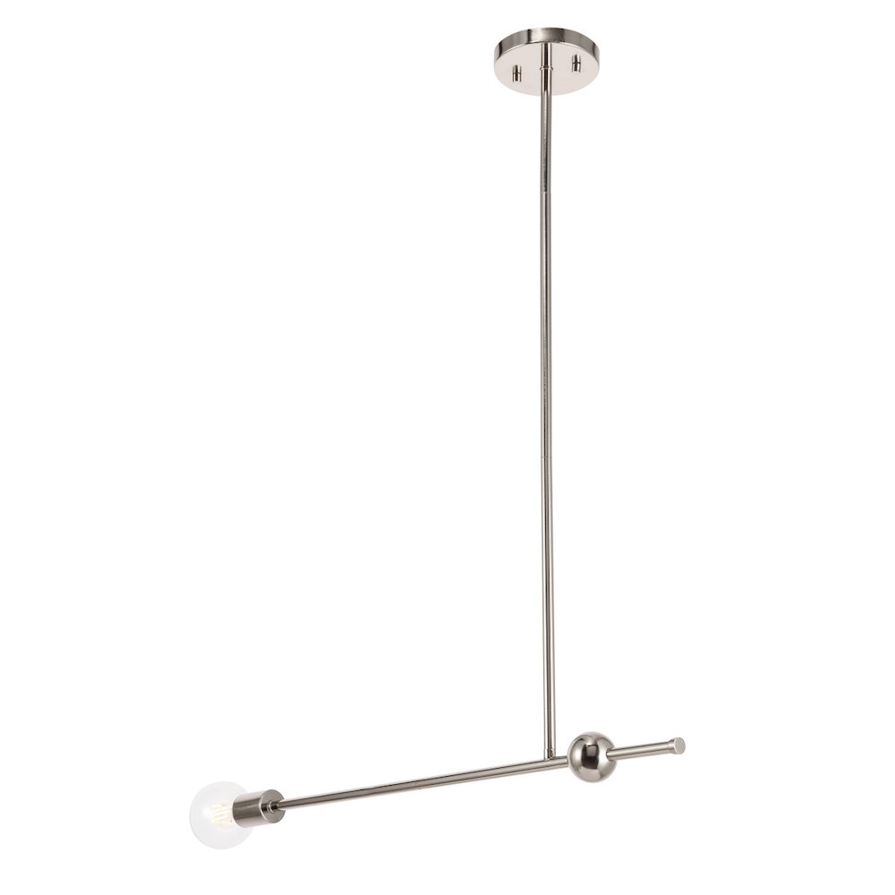 Brees 1 Light Chrome  Pendant. Picture 4