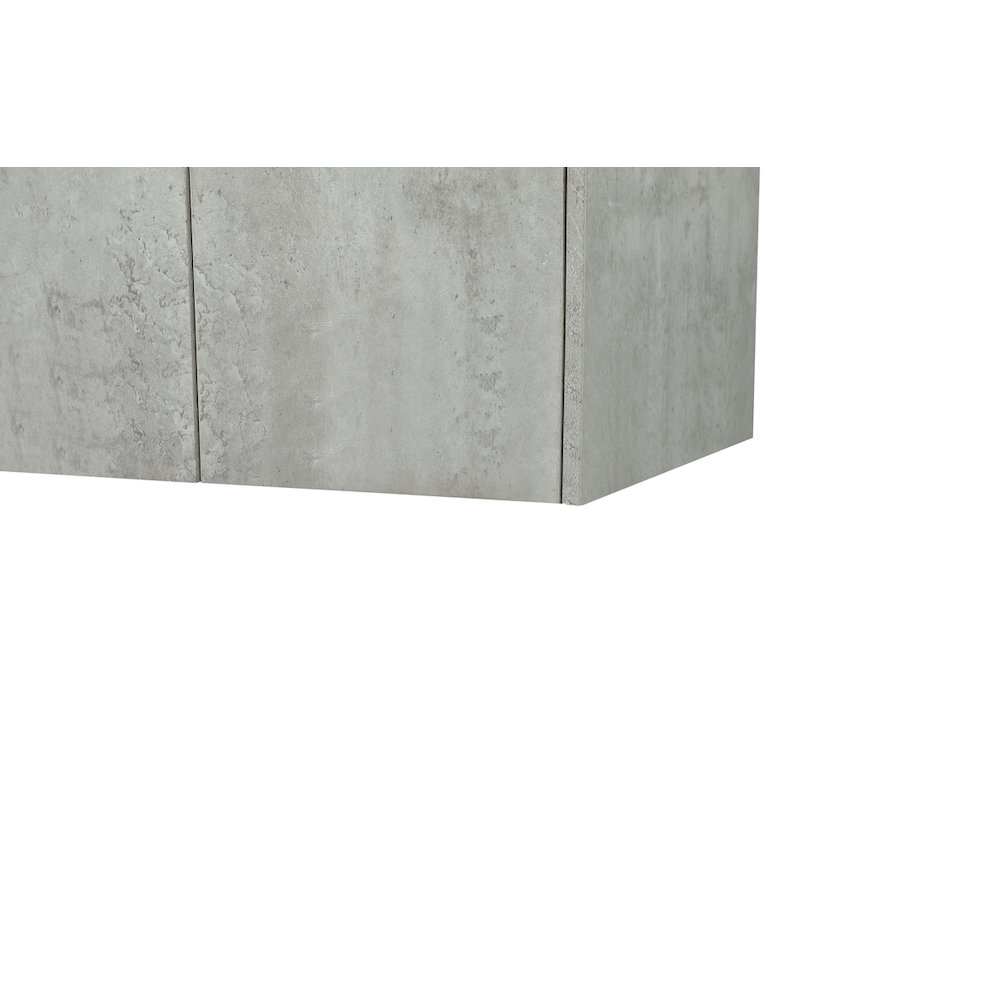40 Inch Single Bathroom Vanity In Concrete Grey. Picture 14