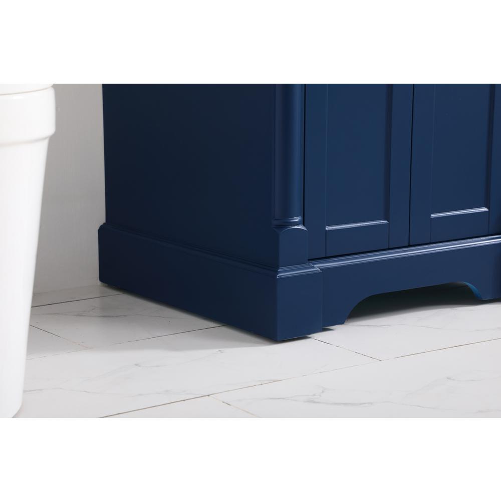 24 inch Single bathroom vanity in  Blue. Picture 6