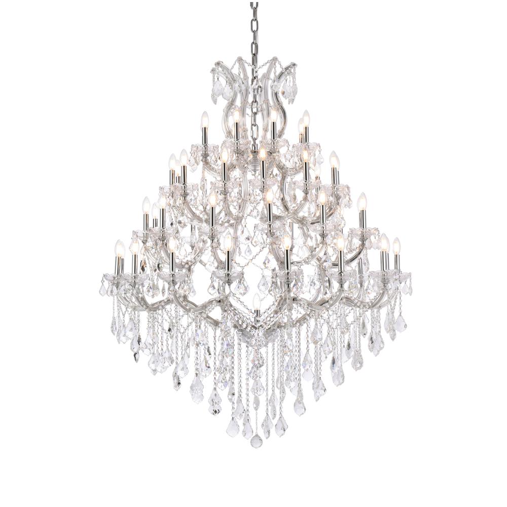 Maria Theresa 49 light Chrome Chandelier Clear Royal Cut Crystal. Picture 2
