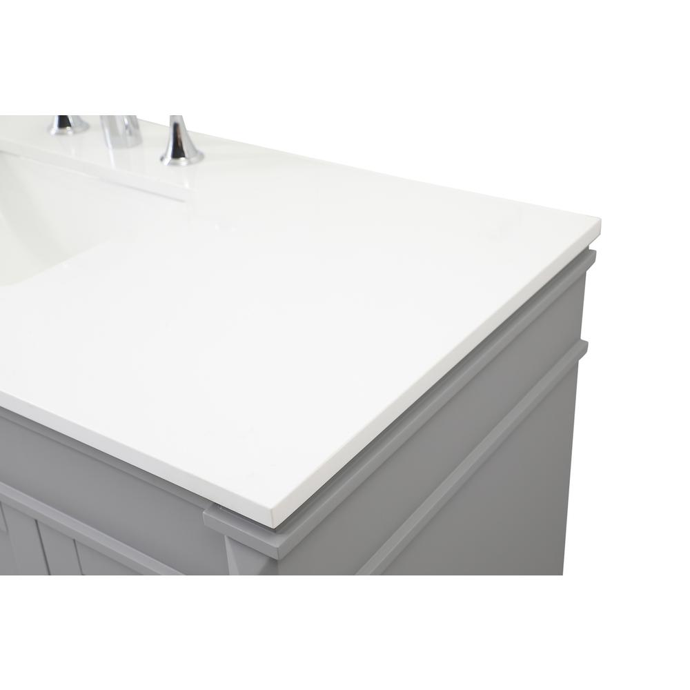 48 inch Single bathroom vanity in grey. Picture 11