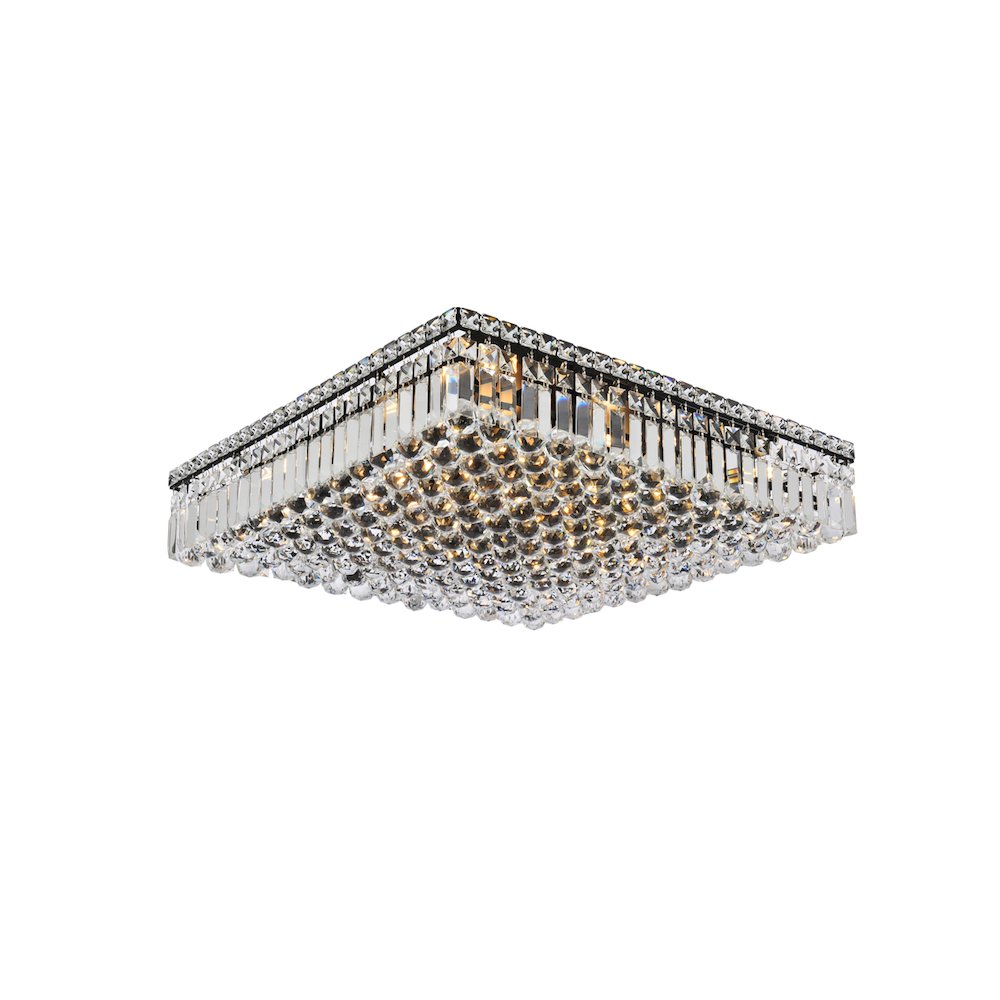 Maxime 24 Inch Black Flush Mount. Picture 1