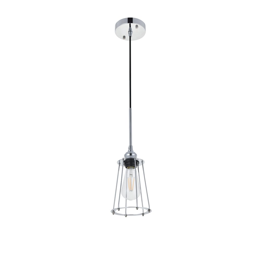 Auspice 1 Light Chrome Pendant. Picture 8