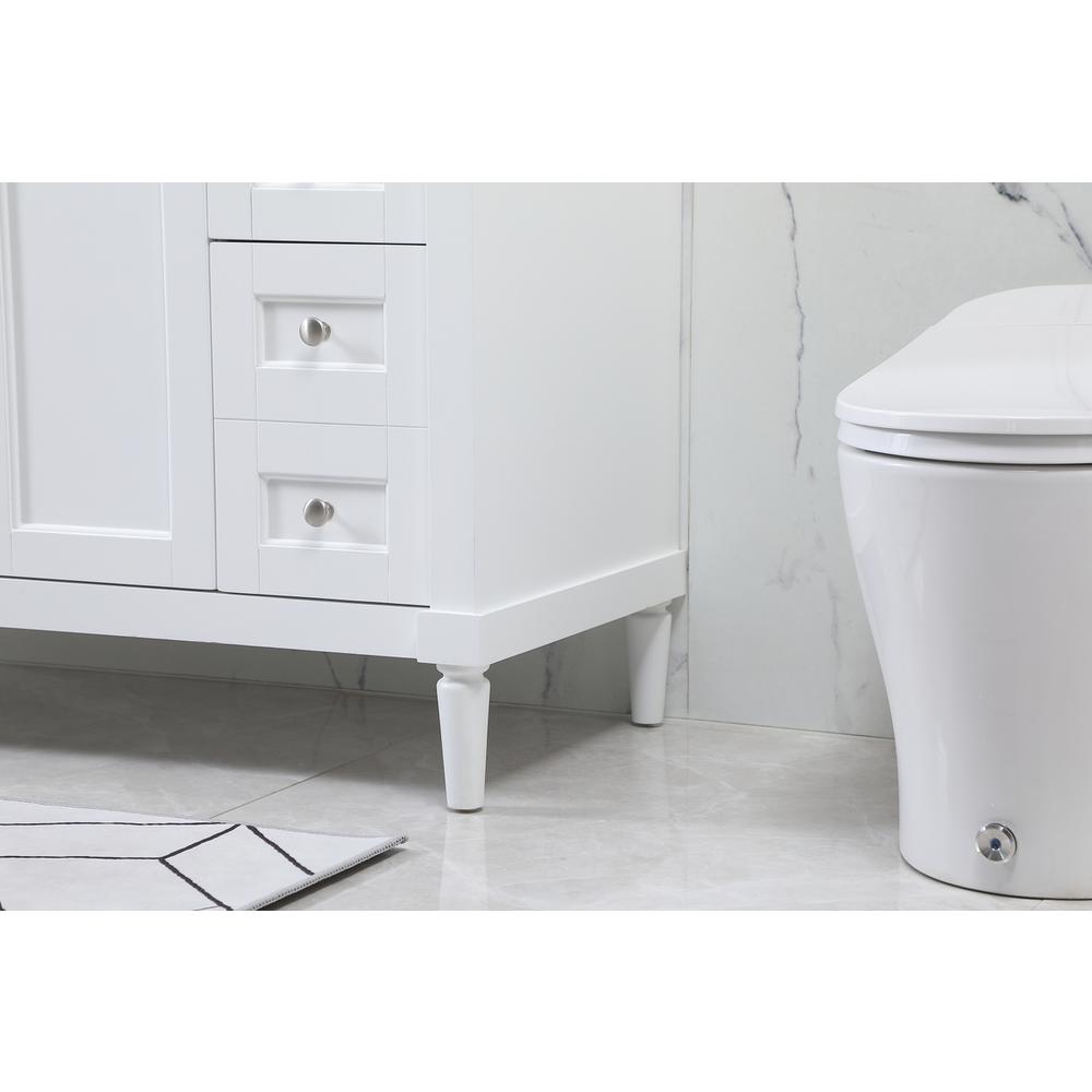 48 inch Single bathroom vanity in white. Picture 6