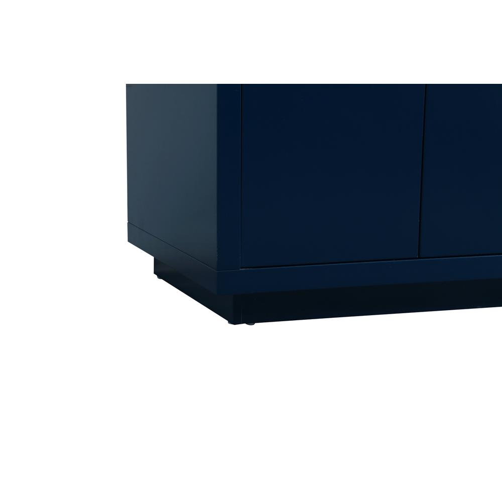 42 inch Single bathroom vanity in blue. Picture 13