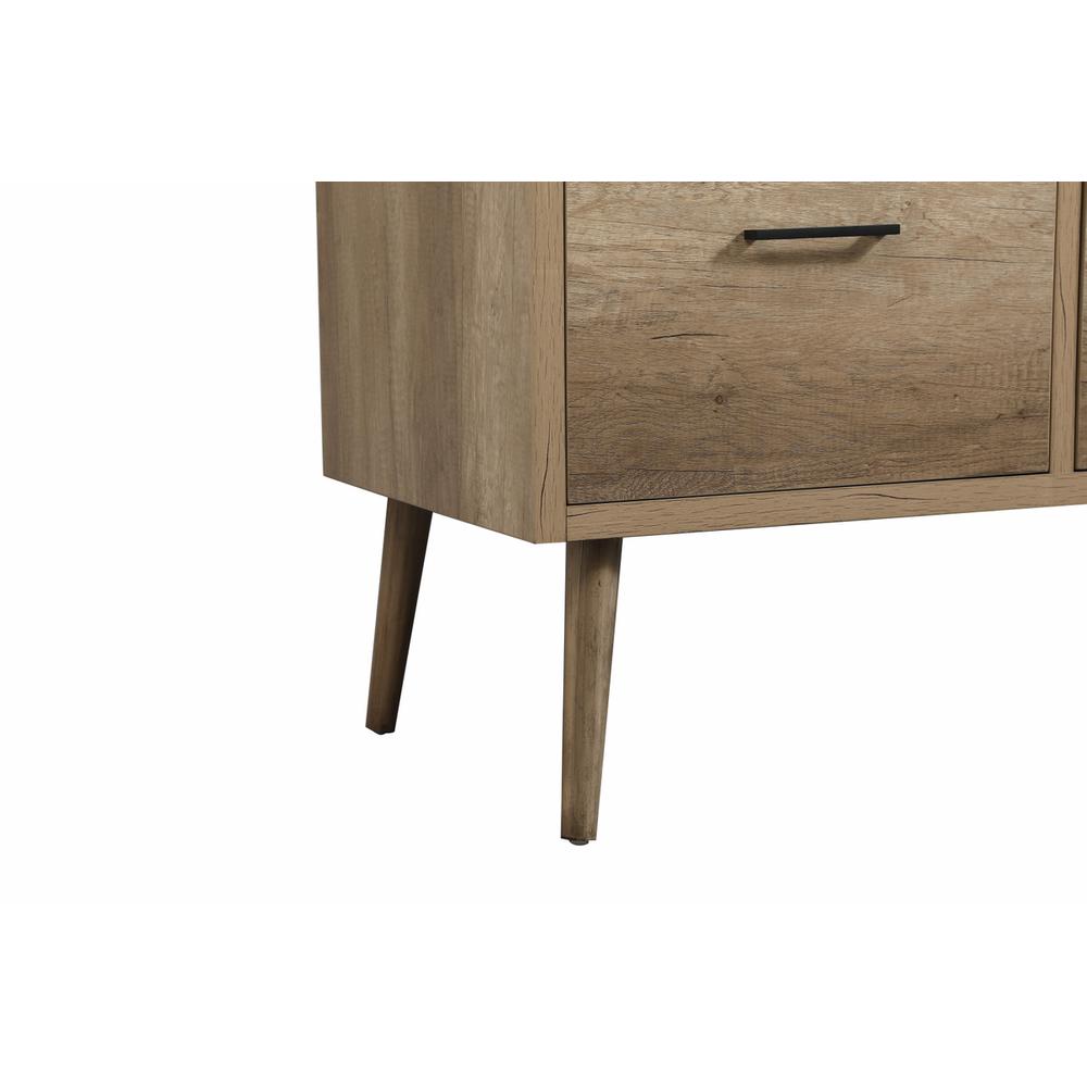 42 inch Single bathroom vanity in natural oak. Picture 13