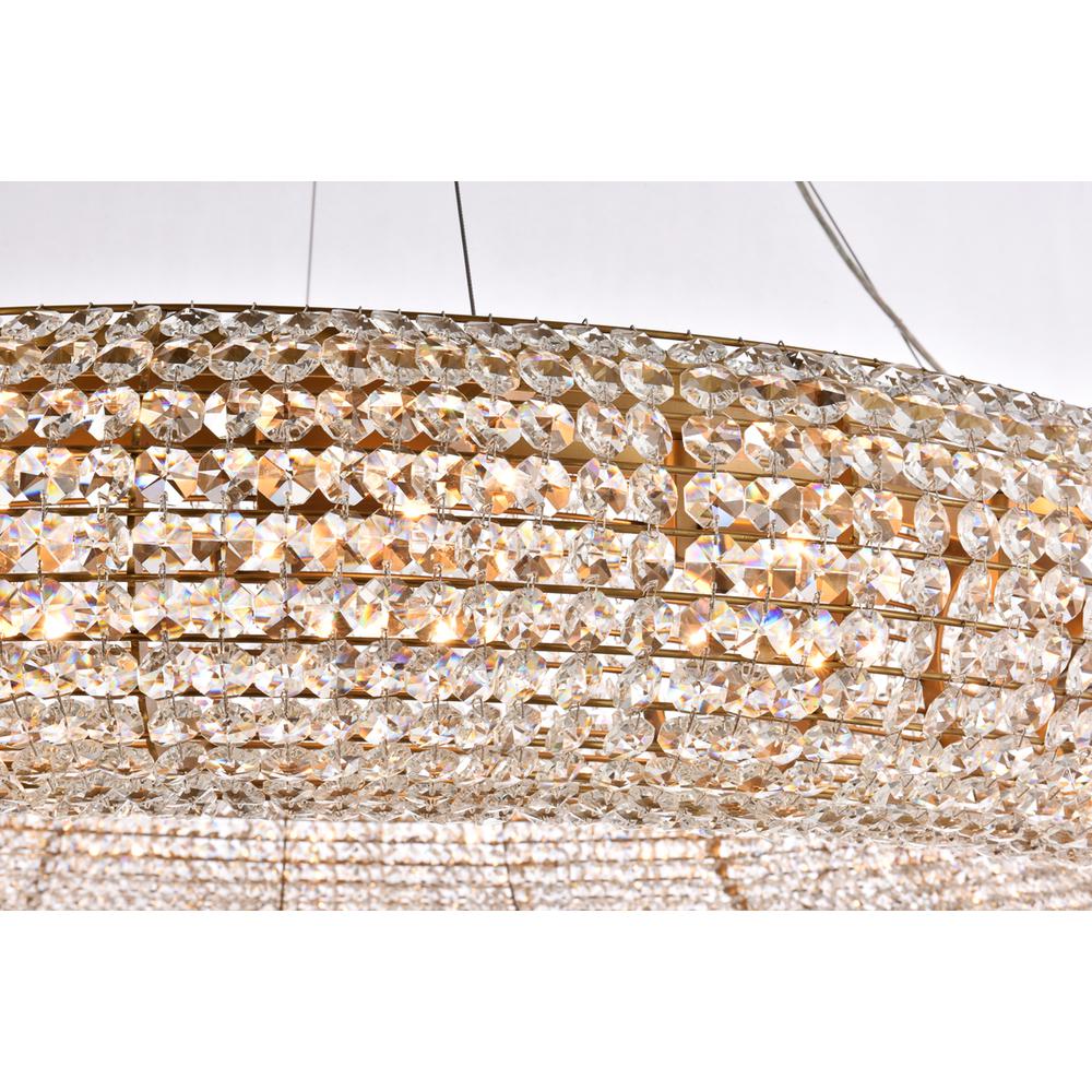 Paris 20 light Brass Chandelier Clear Royal Cut Crystal. Picture 3