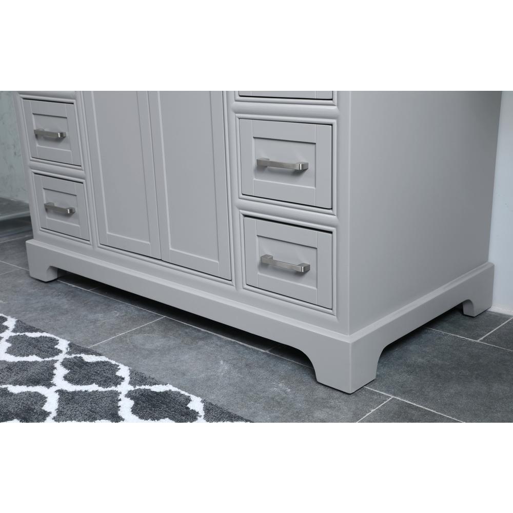 42 in. Single Bathroom Vanity set in light grey. Picture 6