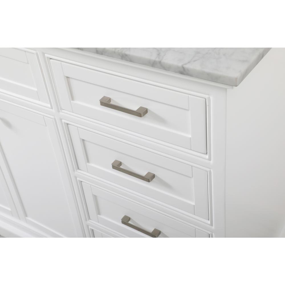 60 inch Single bathroom vanity in white. Picture 12