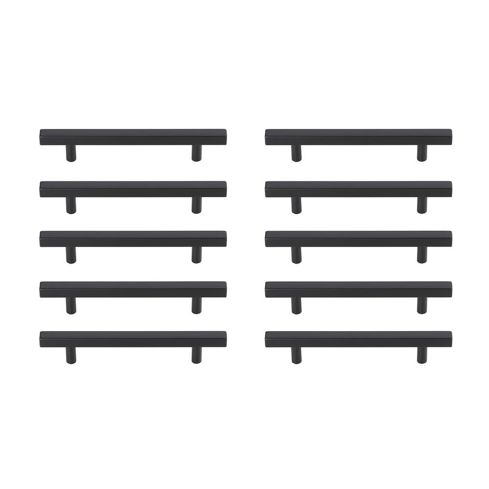Dior 5" Center to Center Matte Black Bar Pull Multipack (set of 10). Picture 1