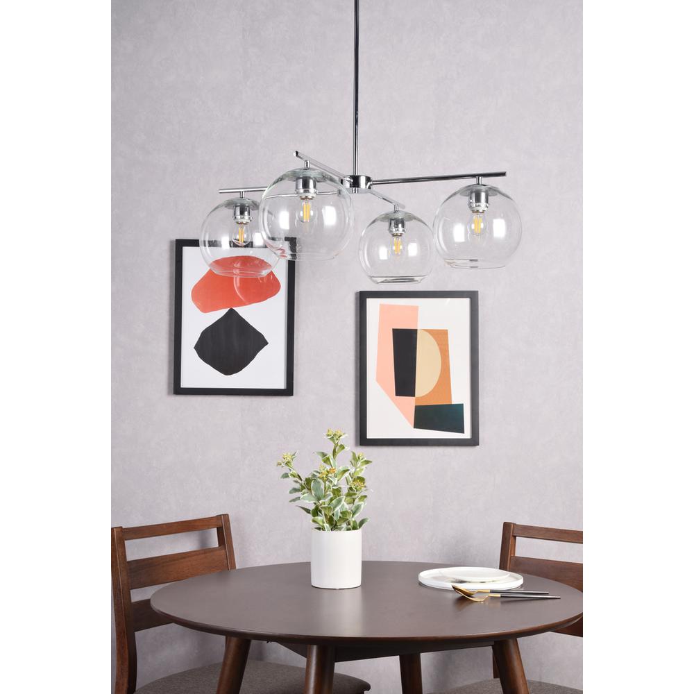 Opus 4 lights chrome pendant. Picture 8