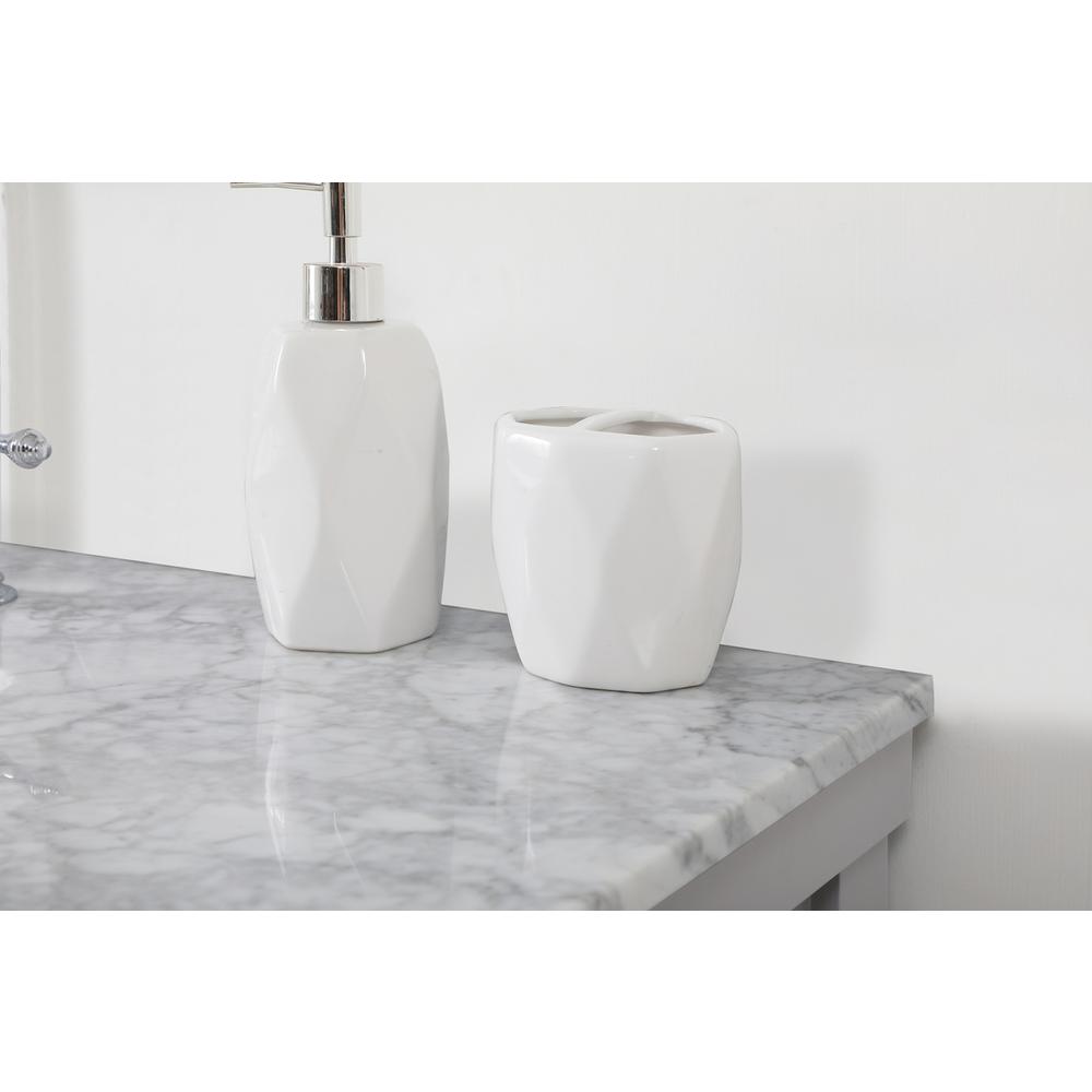 42 inch Single bathroom vanity in grey. Picture 5