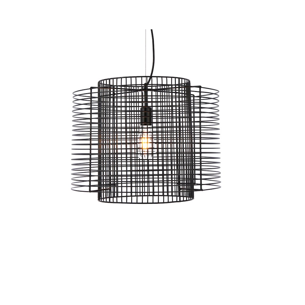 Deleon 1 Light Black Pendant. Picture 3