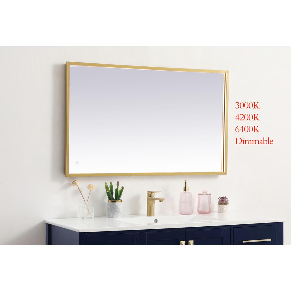 Pier 24x40 inch LED mirror with adjustable color temperature. Picture 2