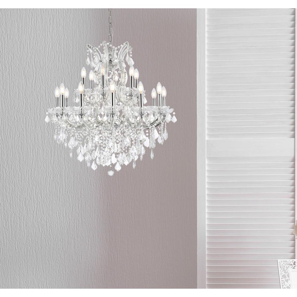 Maria Theresa 19 light Chrome Chandelier Clear Royal Cut Crystal. Picture 7