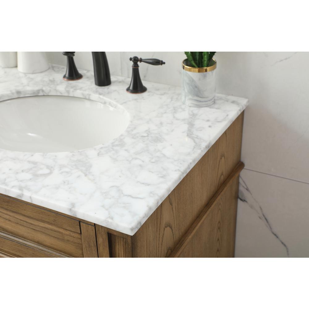 30 inch Single bathroom vanity in driftwood. Picture 5