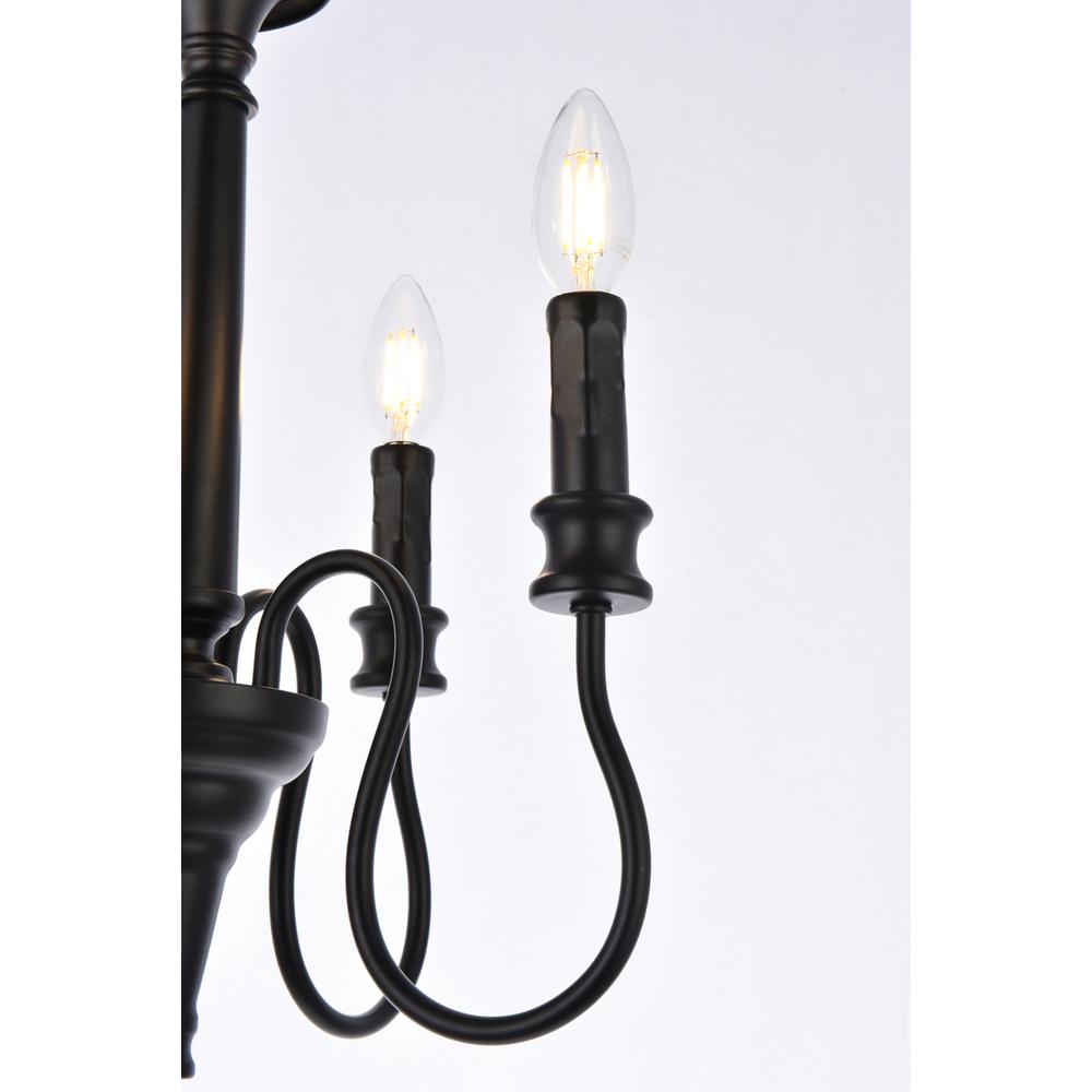 Flynx 4 lights pendant in black. Picture 5