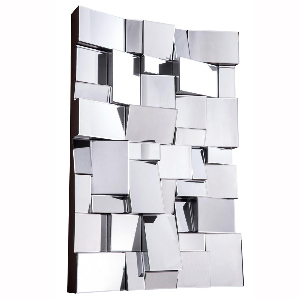 Modern 47 in. Contemporary Mirror in Clear. Picture 1