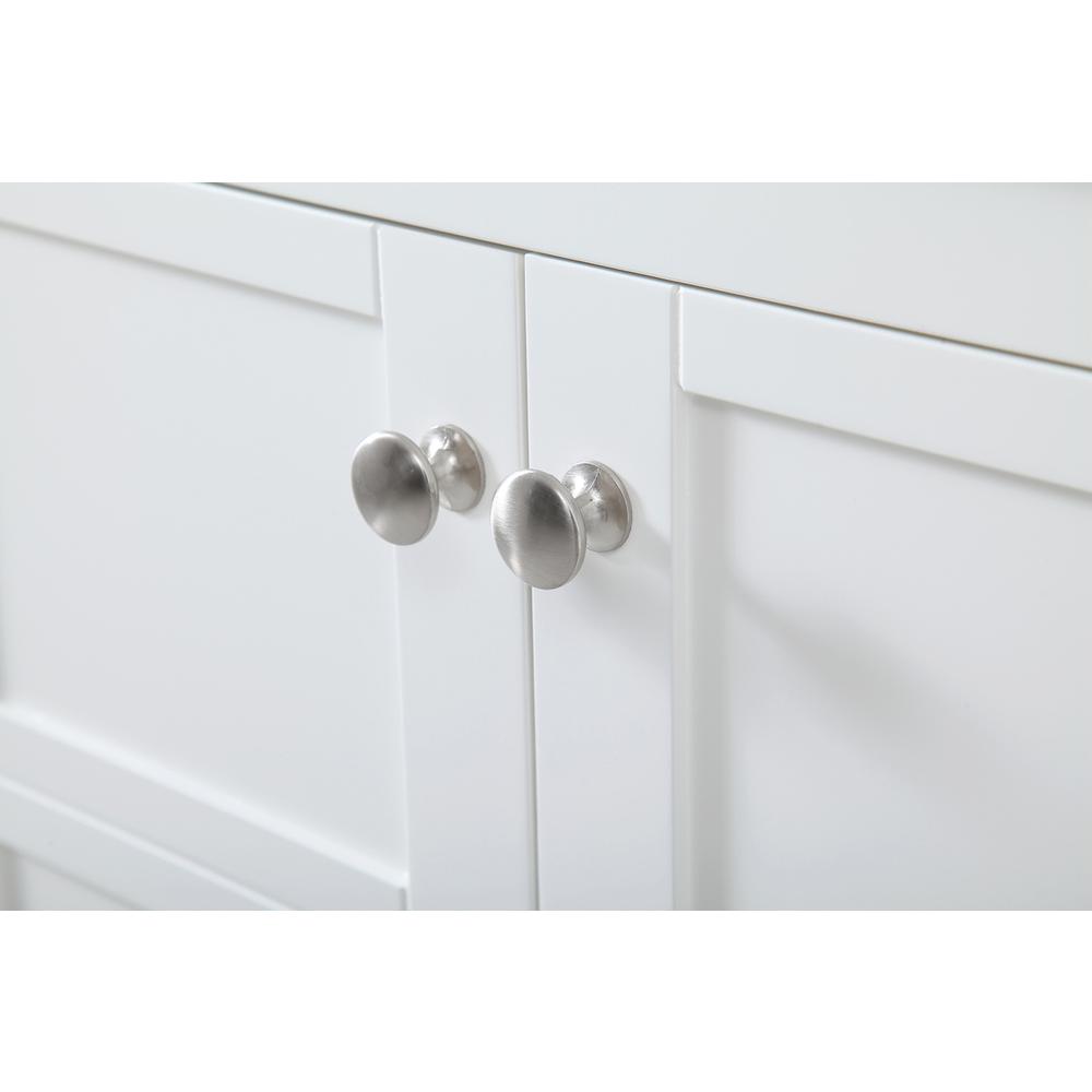72 inch Double Bathroom Vanity in White. Picture 12
