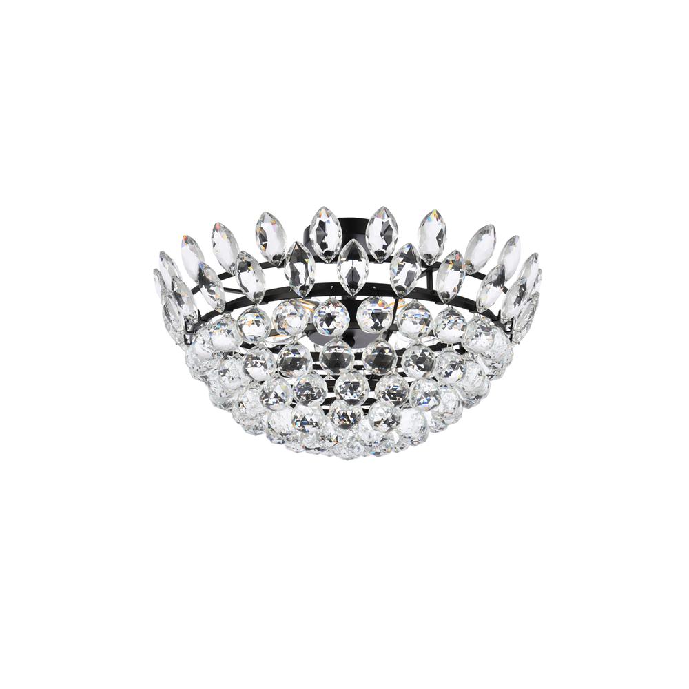 Emilia 20 inch flush mount in black. Picture 6