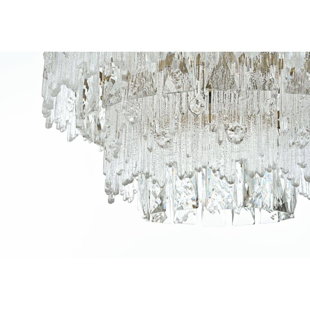 Emilia 15 inch Flush Mount Light  in Satin Gold. Picture 5