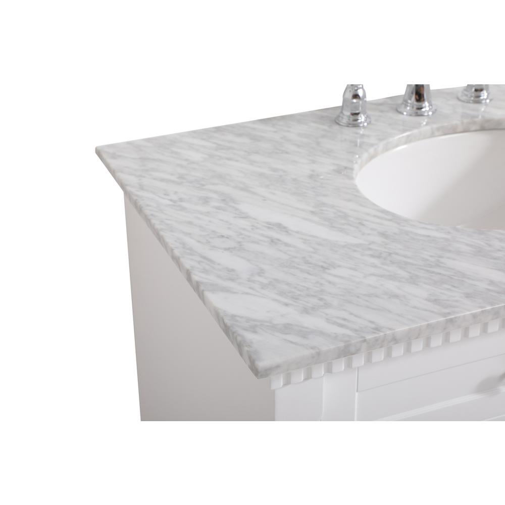 36 inch Single bathroom vanity in  White. Picture 11