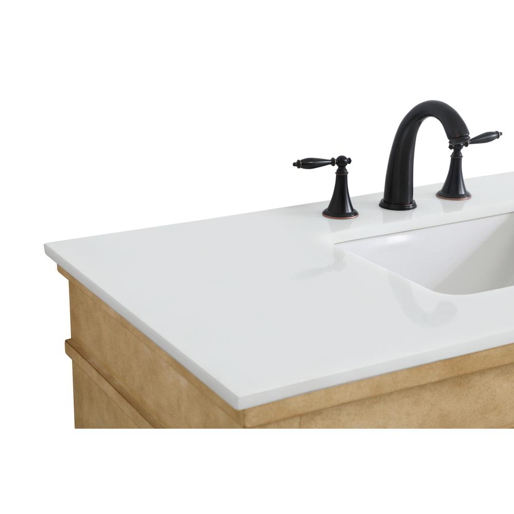 42 inch Single Bathroom vanity in Antique Beige. Picture 11