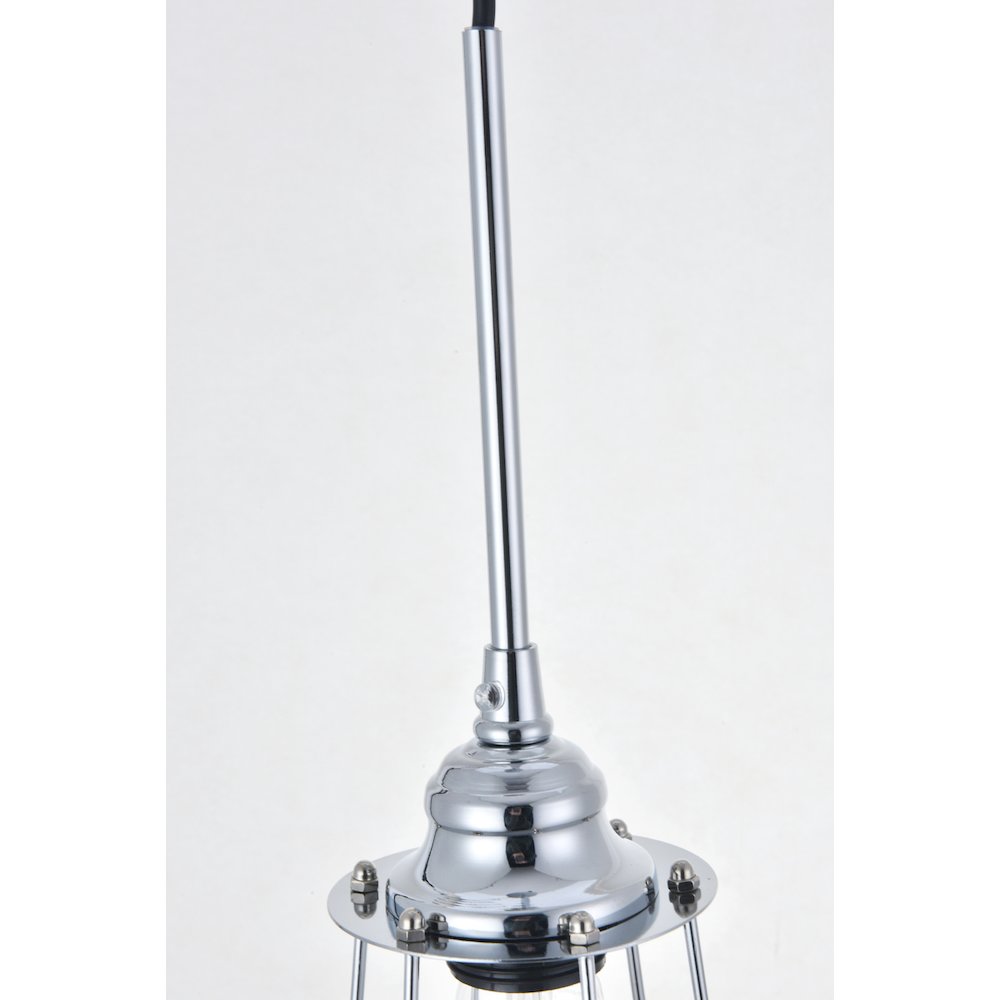 Auspice 1 Light Chrome Pendant. Picture 9